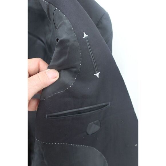 PAUL BETENLY NAVY BLUE SPORTS SUIT COAT BLAZER SIZE 44R - Picture 9 of 12